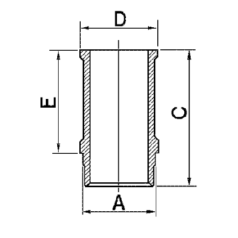 Ensemble chemises et pistons pour Peugeot 403 8cv, 404 U6, J7 B (1400kg) 2