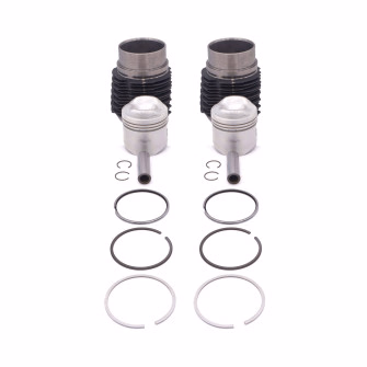 Ensemble chemises pistons ⌀74 Moteur M28 602cc 8.5/1 Citroën 2cv6, Ami 6/8, Dyane, LN