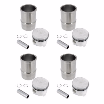 Ensemble chemises et pistons (pistons plats) ⌀84 - Peugeot 504, 505, J5, J7