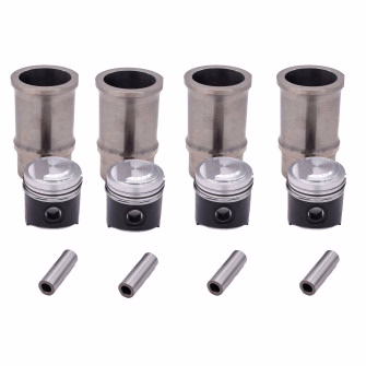 Ensemble chemises et pistons ⌀65mm haute compression Renault R4, R5