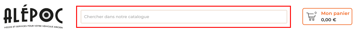 barre de recherche